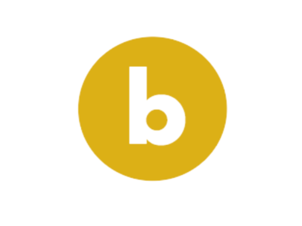 bdigital logo in gold and white