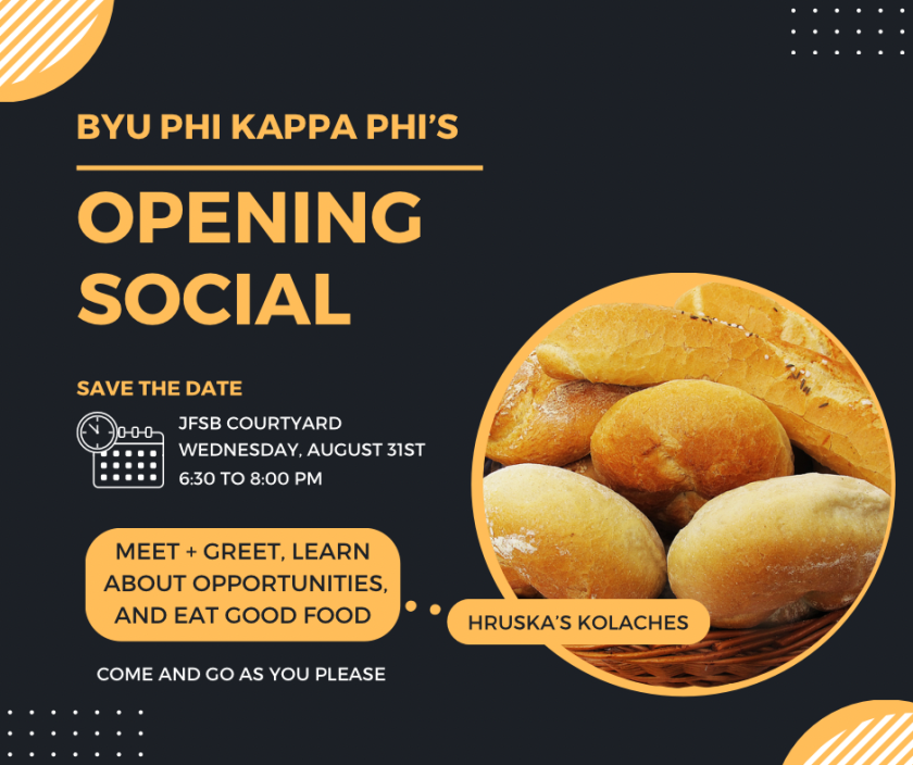 Fall 2022 Opening Social Flyer
