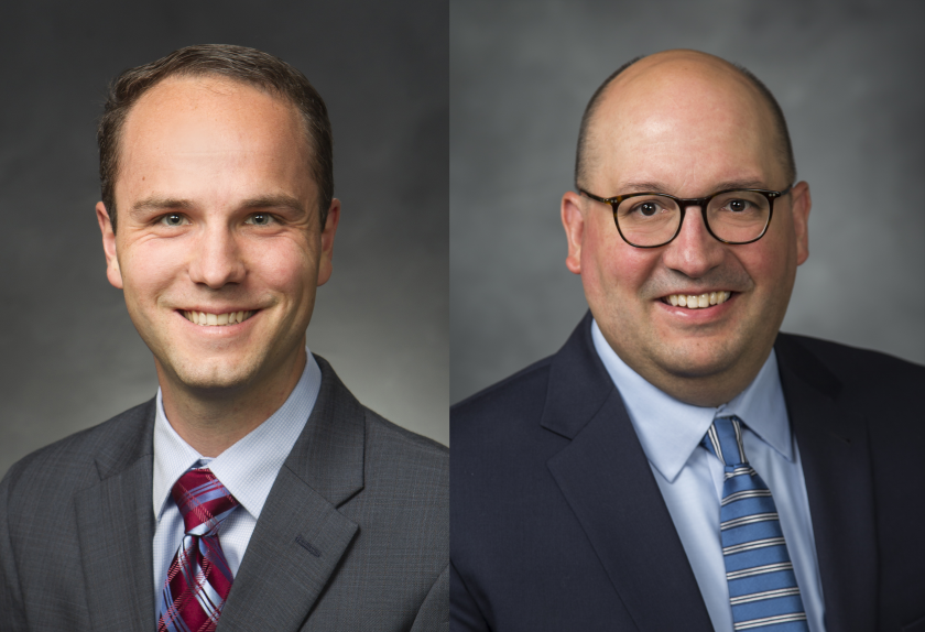 Image of Dr. Michael Barber and Dr. Christopher Karpowitz
