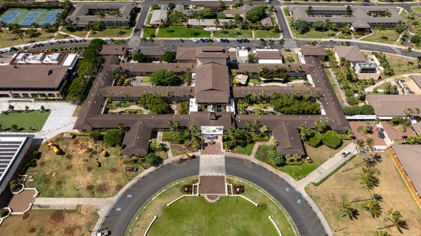 Beginning of deforestation and demolition of Aloha Center and McKay building at BYUH.
