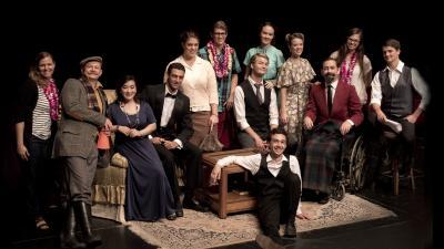Directors Chris and JennieLynn with Advisor Blimes and cast