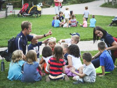 Image of children sitting in a circle