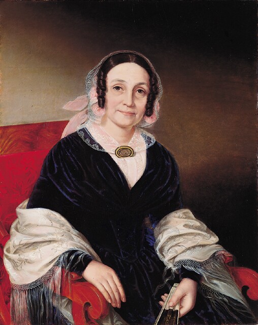 Sarah Miriam Peale, Portrait of Patience Cole Cortland, c1840