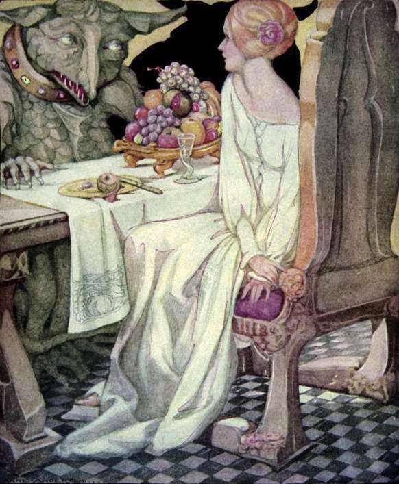 Anne Anderson -“Beauty and the Beast” -1911 (Public Domain)