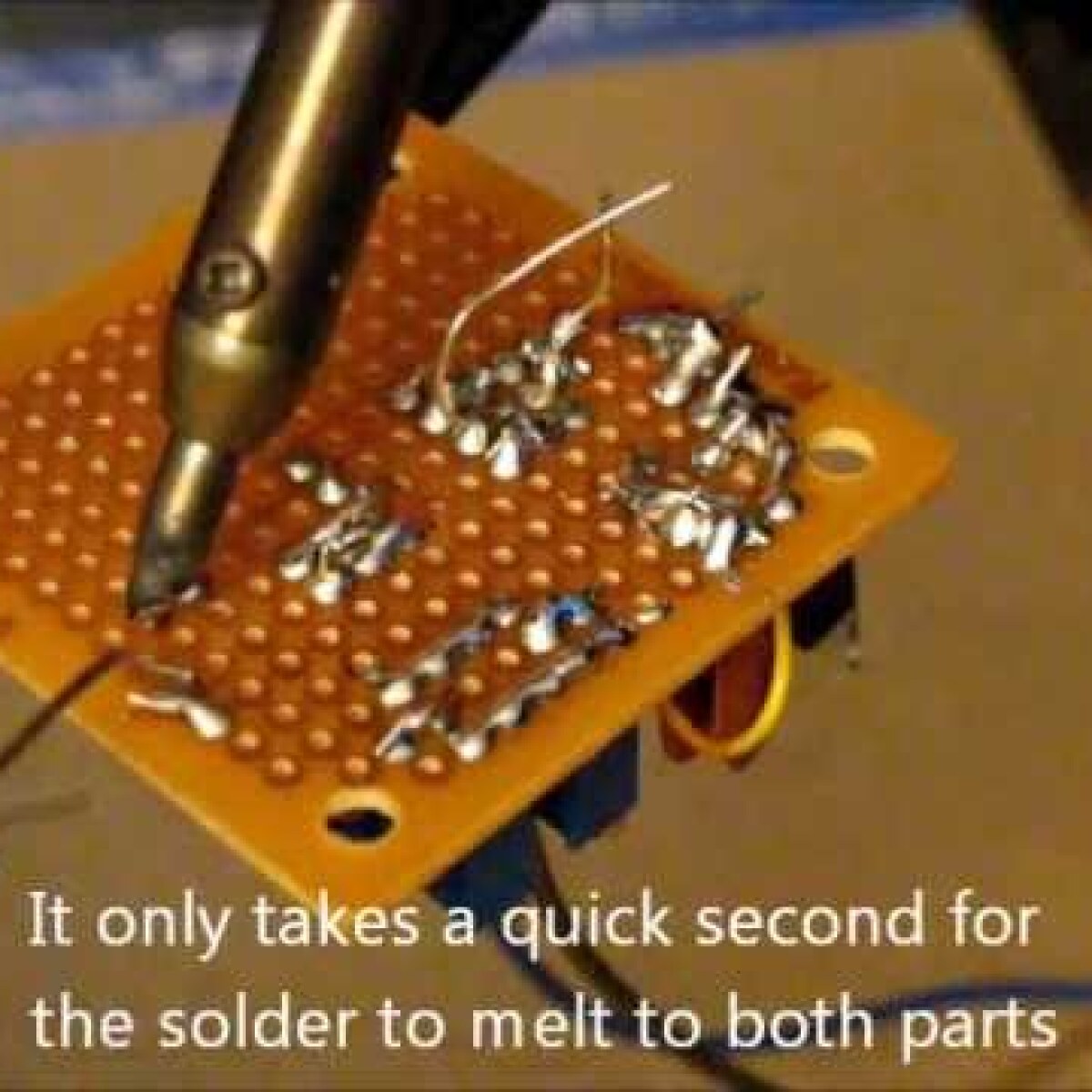 How to solder electronics components video for beginners