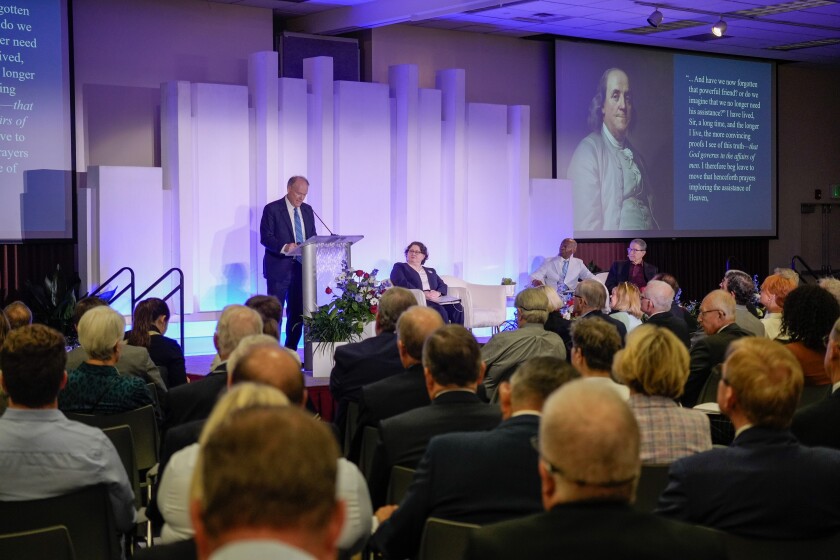 Religious leaders, professors, scholars and peers meet for Religious Freedom Conference.