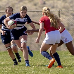 No. 8 Marion Morrow on attack for the Cougars vs Arizona March 7, 2020
