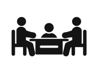 people gathered for a meeting
