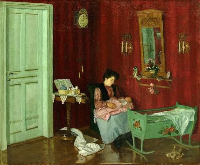 Rose Hartwell, “Nursery Corner,” c.1910, painting