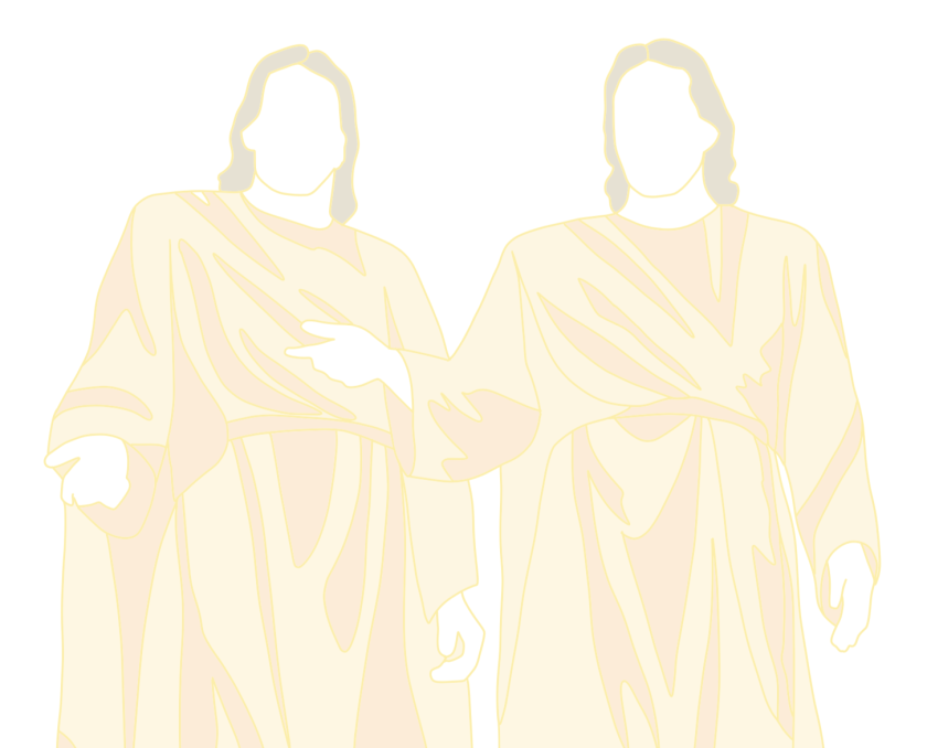 An illustration of Heavenly Father and Jesus Christ extending their arms out.