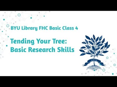 Basic Research Skills