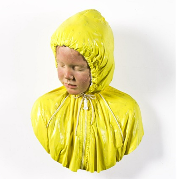 "Rain Coat" (1994) by Carole Feuerman